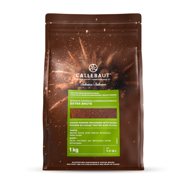 Cacao Polvo Callebaut Botanical Extra Brute - 1kg