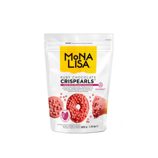 Crispearls Chocolate Ruby Mona Lisa