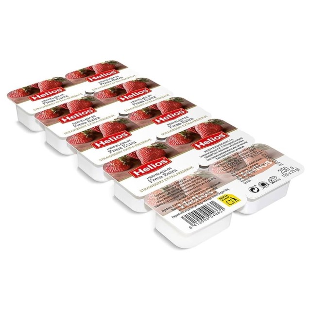 Mermelada Fresa Microtarrina Helios 80x25gr