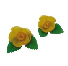100 Flores de Oblea 2 Hojas 40mm