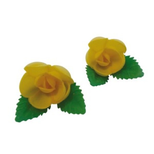 100 Flores de Oblea 2 Hojas 40mm