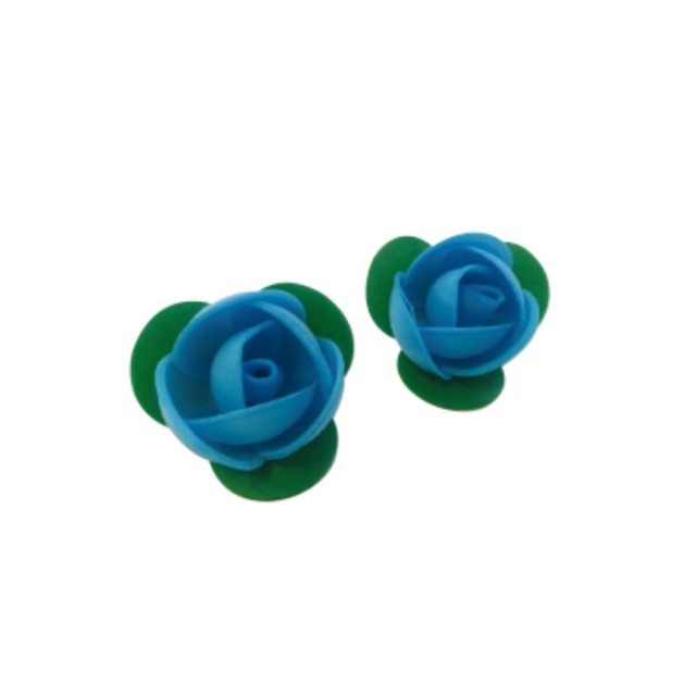 100 Flores de Oblea 3 Hojas 30mm