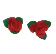 50 Flores de Oblea 3 Hojas 40mm