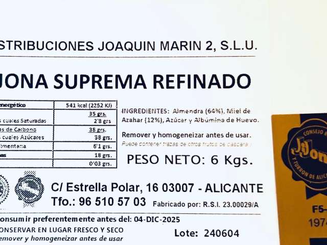 Distribuciones Joaquín Marín, S.L.U.