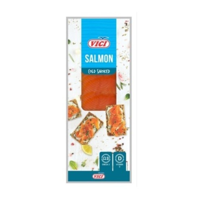 Salmon Ahumado Precortado - 1kg